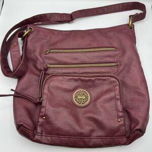 Stone & Co. Burgundy Purse Handbag Adjustable Strap